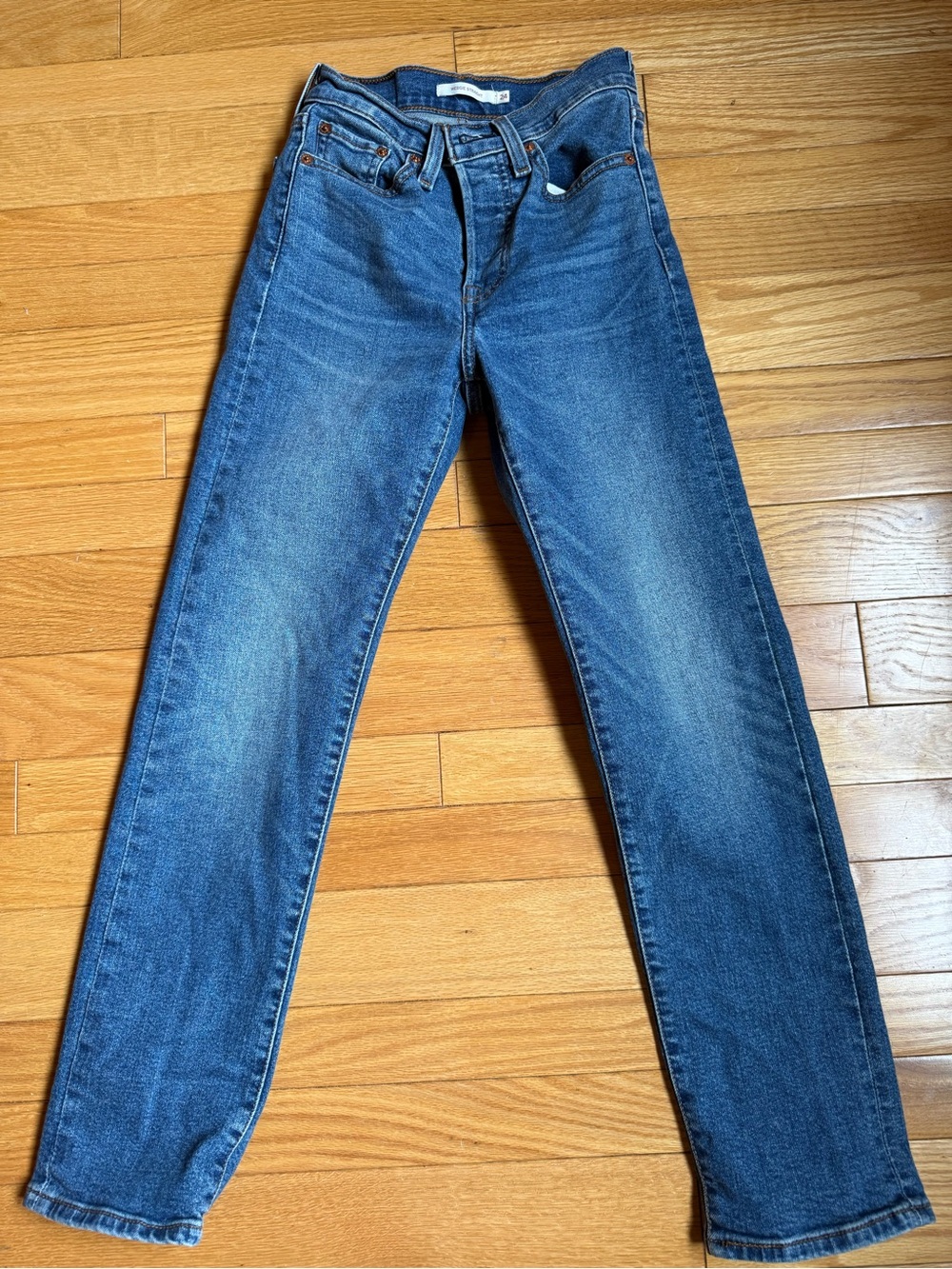Levi's Women’s Dark Blue Slim Straight Jeans